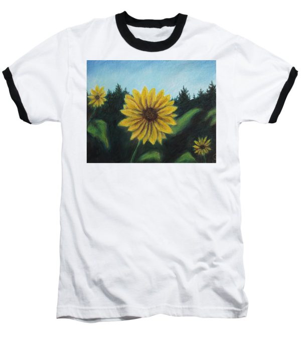 Sunny Sun Sun Flower - Baseball T-Shirt Hot on Sale