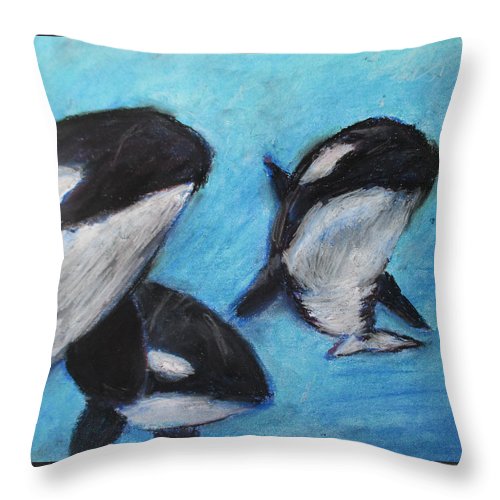 Orca Tides - Throw Pillow Fashion