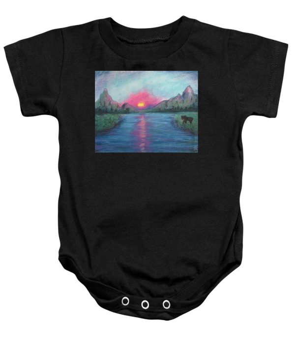 Sunny Bear Side ~ Baby Onesie Online now