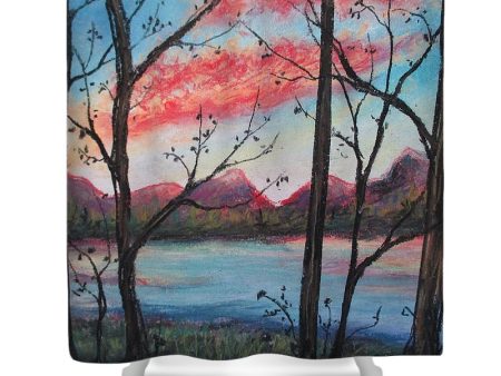 Sunsetting Sun - Shower Curtain Cheap