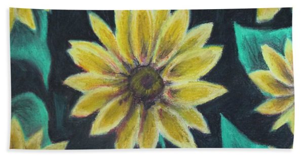 Sunflower Meeting - Bath Towel Cheap