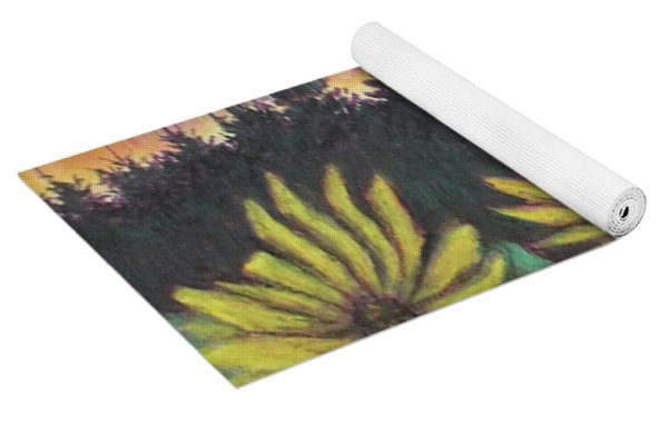 Flower Color Hour - Yoga Mat For Cheap