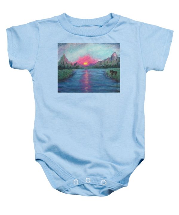 Sunny Bear Side ~ Baby Onesie Online now