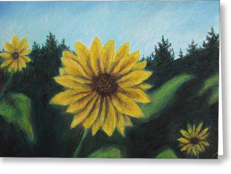 Sunny Sun Sun Flower - Greeting Card on Sale