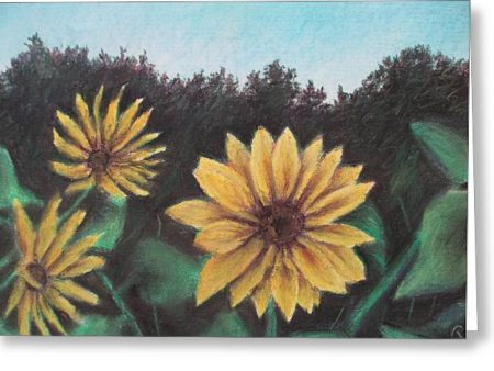 Sunflower Days - Greeting Card Cheap