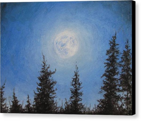 Moon Spooks - Canvas Print Cheap