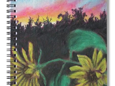 Flower Color Hour - Spiral Notebook Fashion