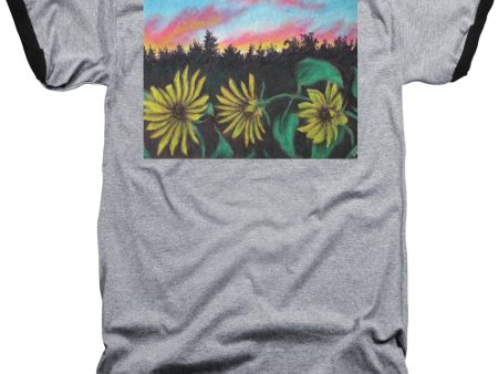 Flower Color Hour - Baseball T-Shirt Discount