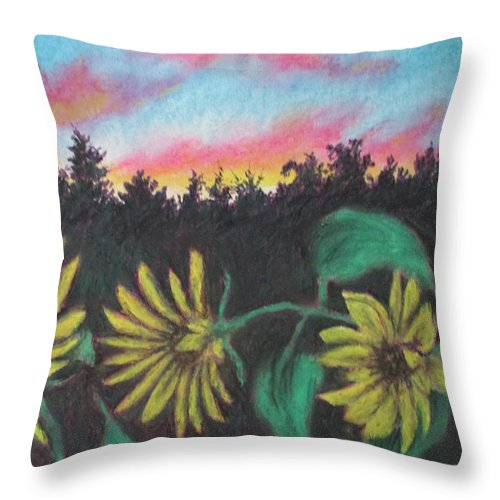 Flower Color Hour - Throw Pillow Online Hot Sale