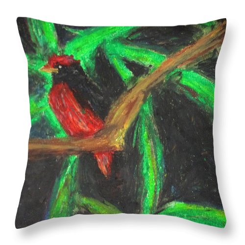 Mr. Bird - Throw Pillow For Sale