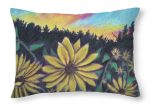 Sunflower Sunset - Throw Pillow Sale