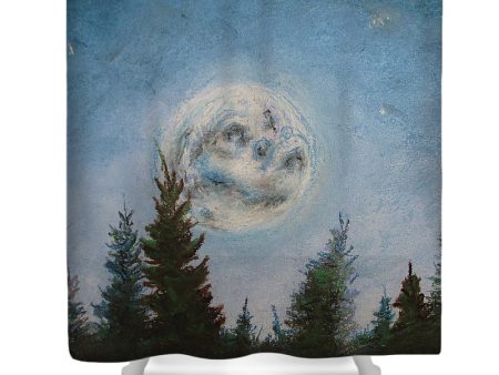 Shiny Moon Sun - Shower Curtain Supply