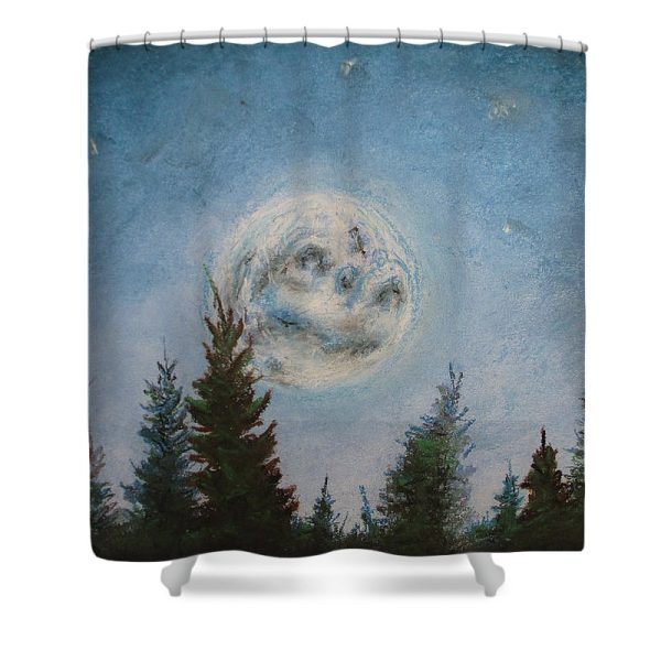 Shiny Moon Sun - Shower Curtain Supply