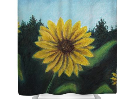 Sunny Sun Sun Flower - Shower Curtain Online Hot Sale