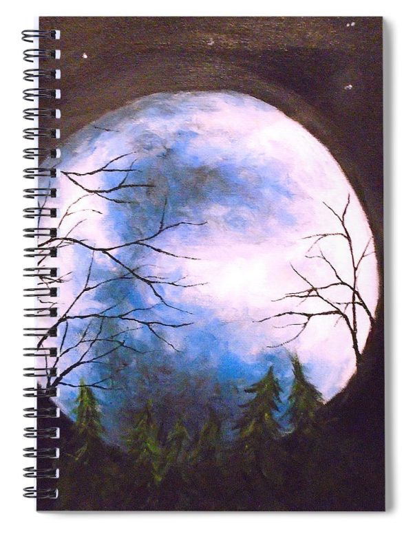 Blue Moon - Spiral Notebook Discount