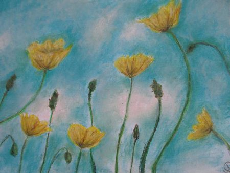 Petals of Yellows - Art Print Online now