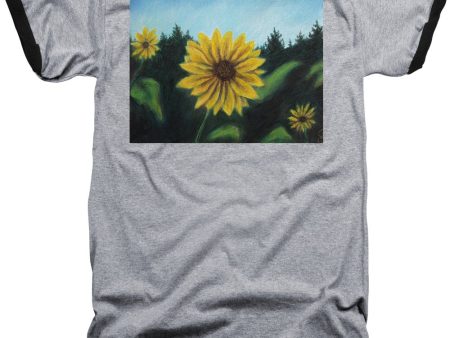 Sunny Sun Sun Flower - Baseball T-Shirt Hot on Sale