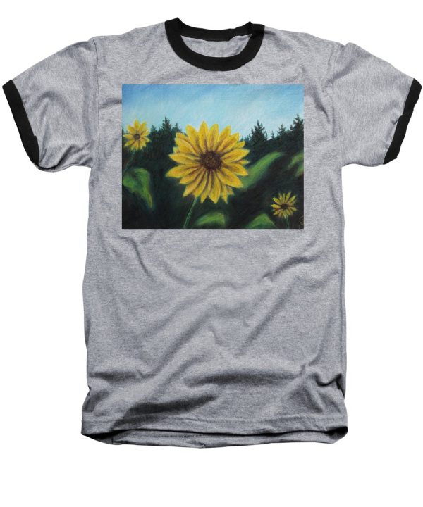 Sunny Sun Sun Flower - Baseball T-Shirt Hot on Sale