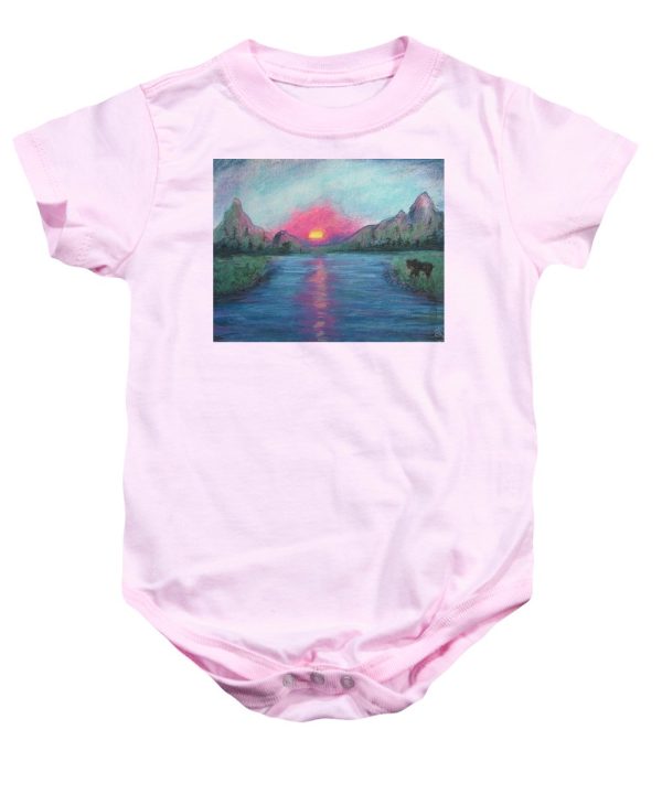 Sunny Bear Side ~ Baby Onesie Online now