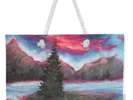 Pink Engaging - Weekender Tote Bag For Sale