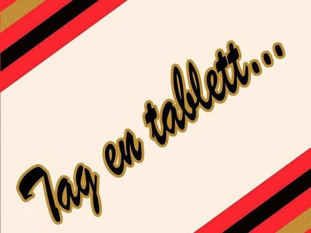 Tag en tablett Fashion