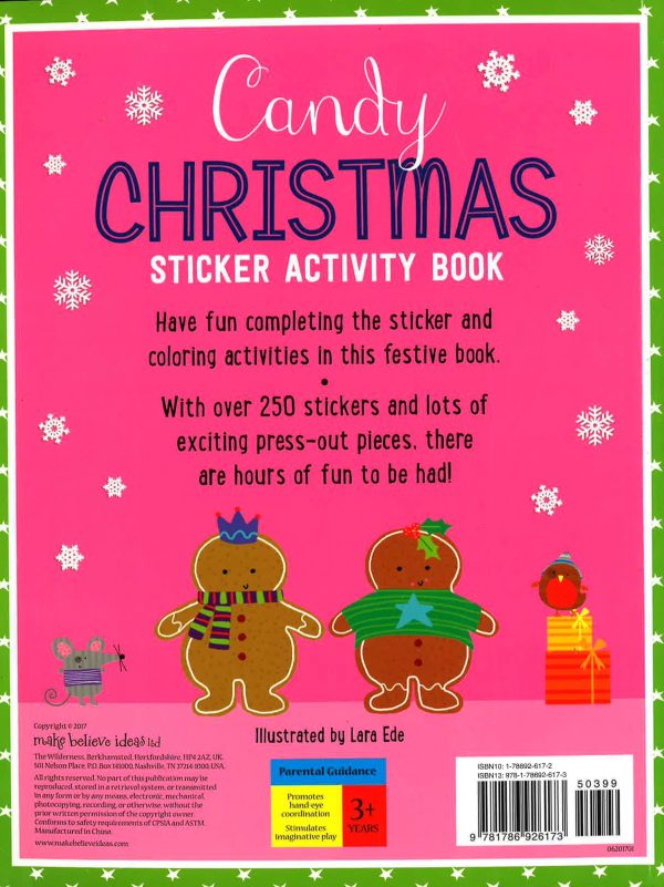 Candy Christmas Sticker Activity Book Sale